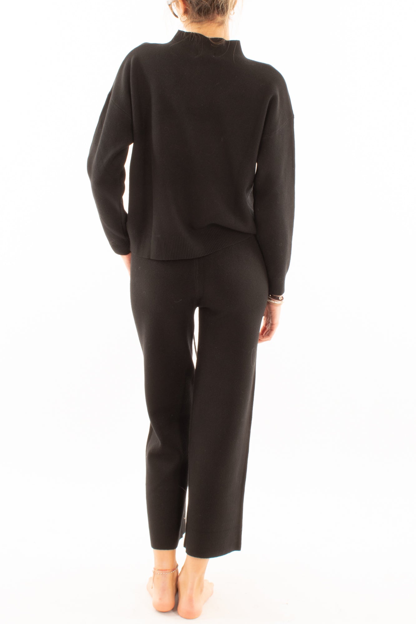 Maglia + pantalone Susy mix - Nero