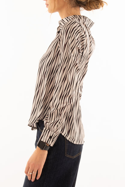 Camicia fantasia Susy mix -Burro