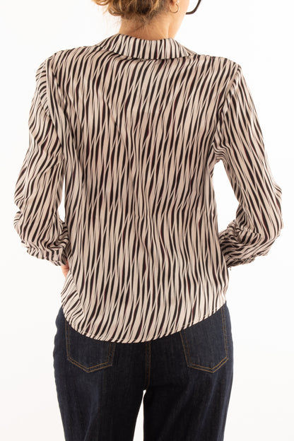 Camicia fantasia Susy mix -Burro