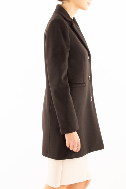 Cappotto 3/4 Susy mix - Nero