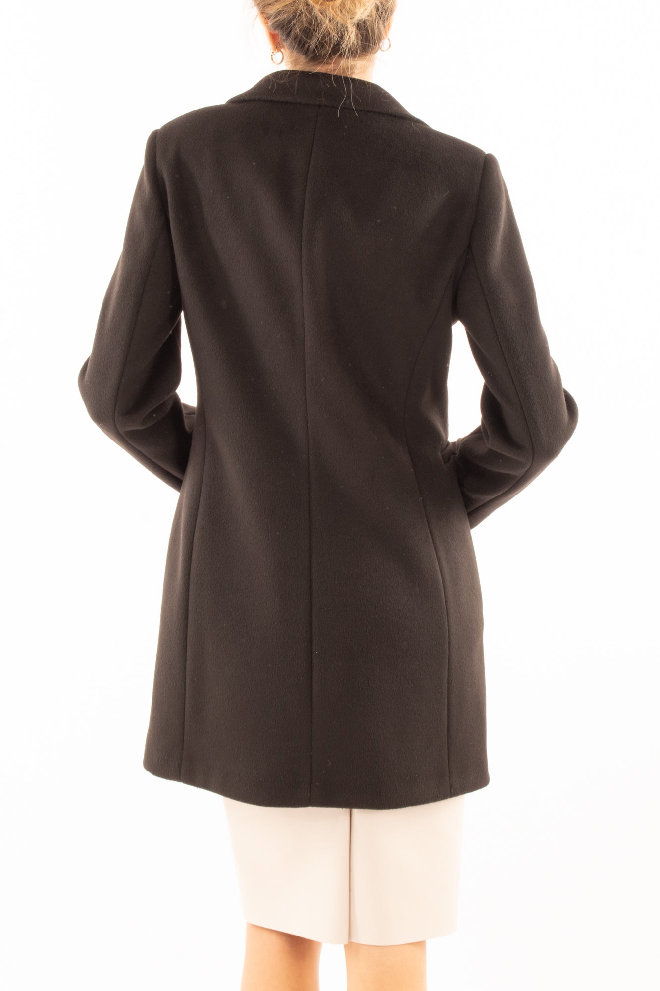 Cappotto 3/4 Susy mix - Nero