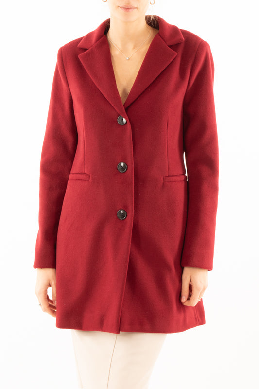 Cappotto 3/4 Susy mix - Vino