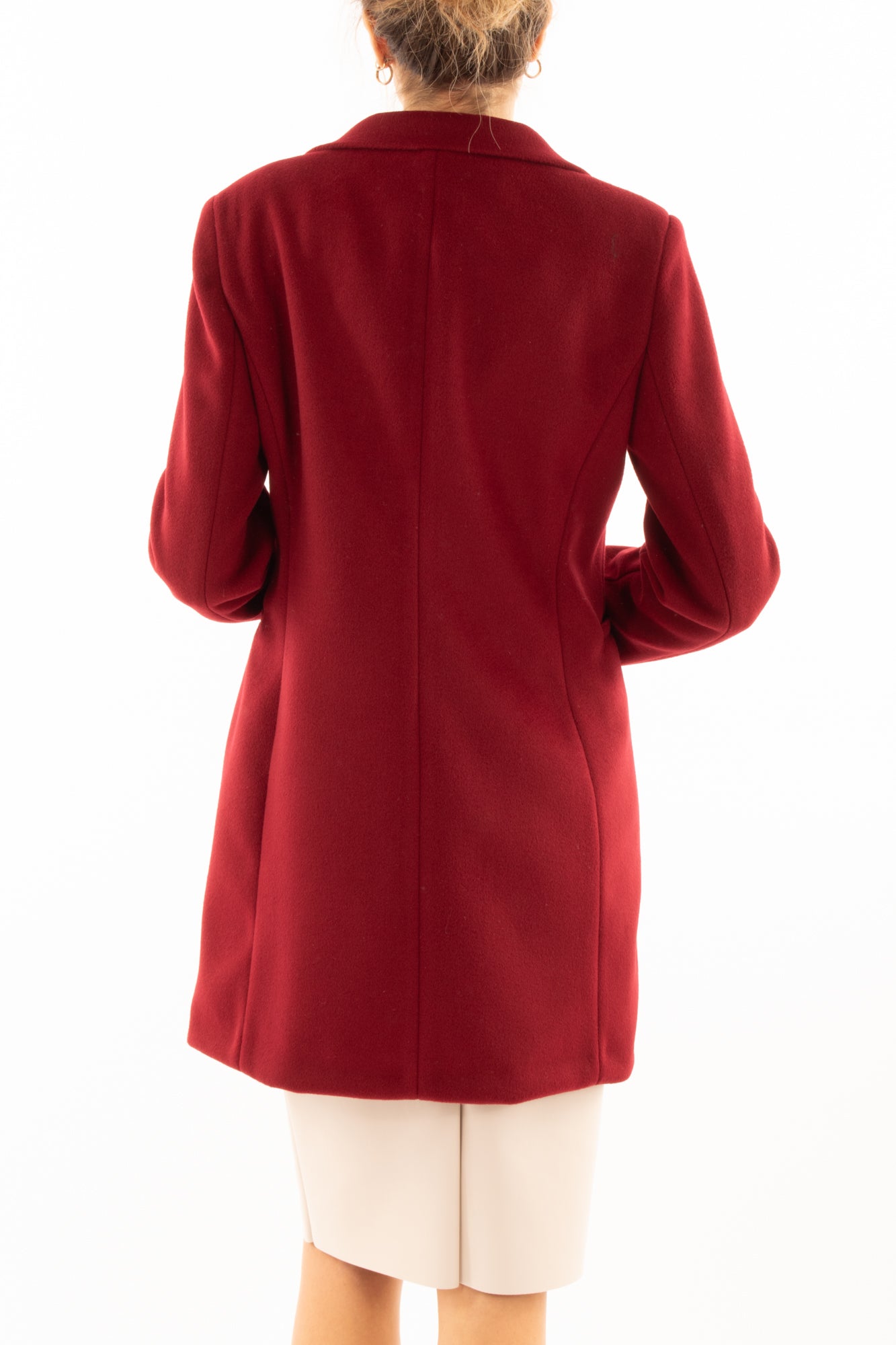 Cappotto 3/4 Susy mix - Vino