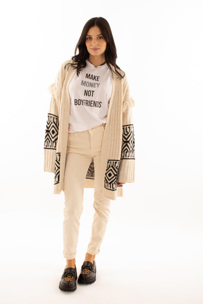 Pantalone chino Susy mix elite - Burro