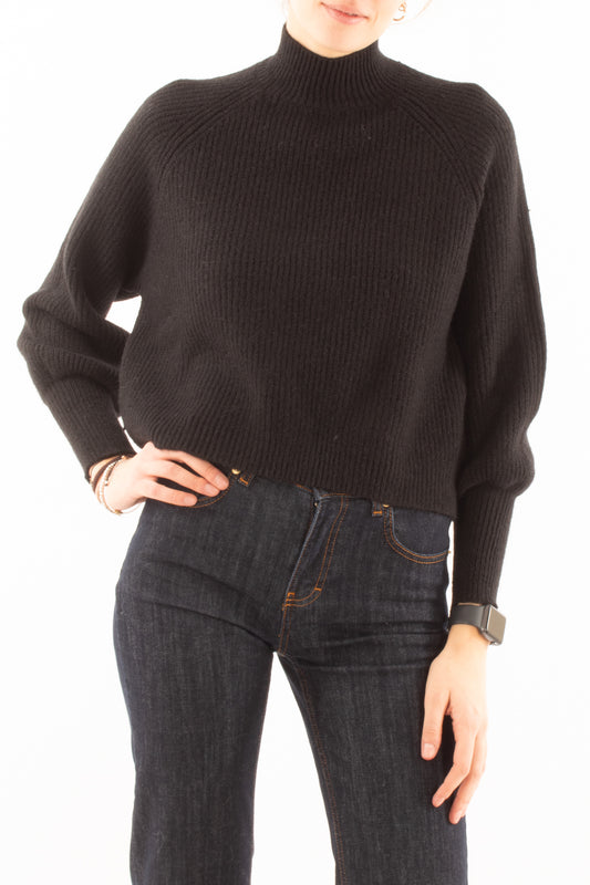 Maglione girocollo Susy mix - Nero