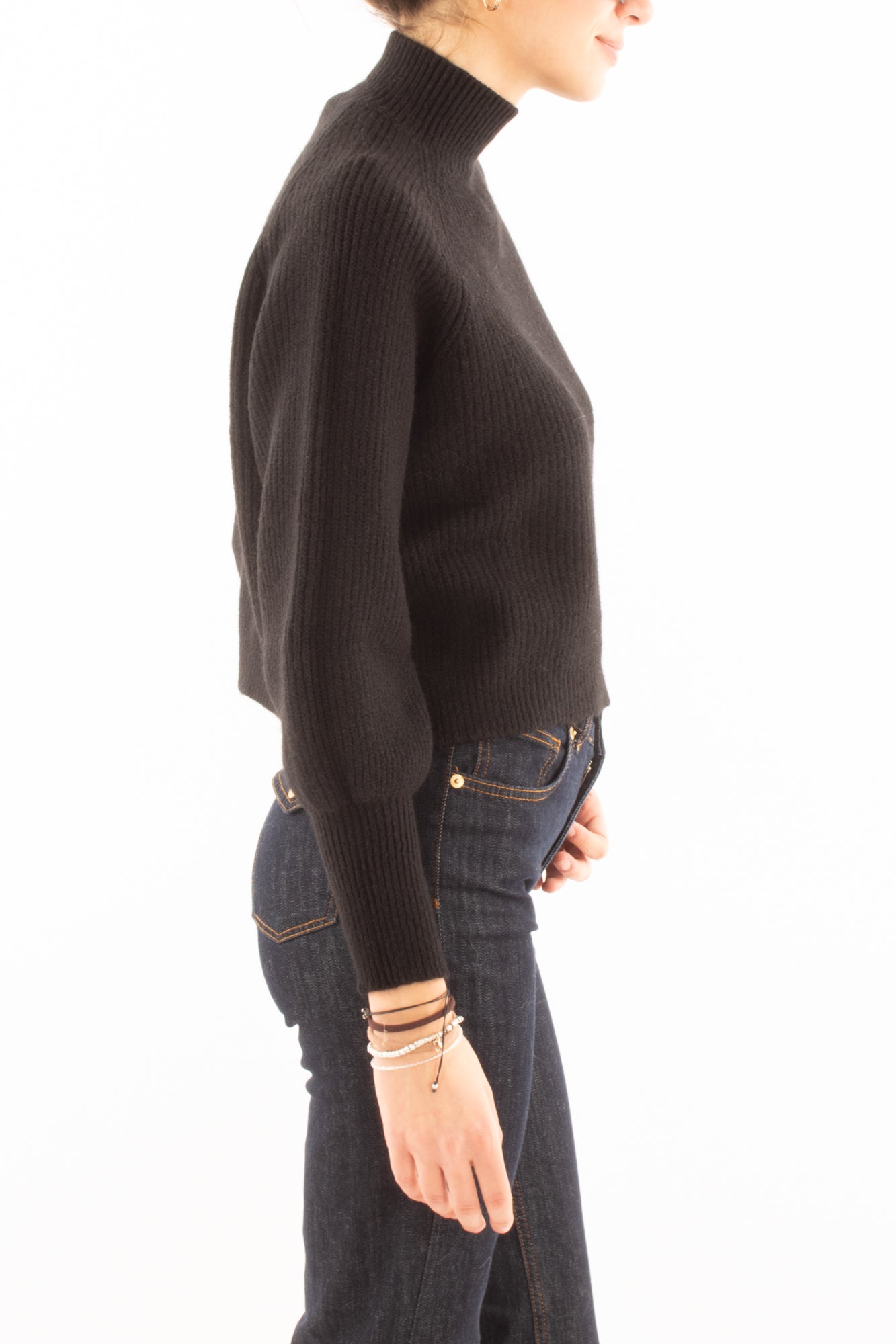 Maglione girocollo Susy mix - Nero