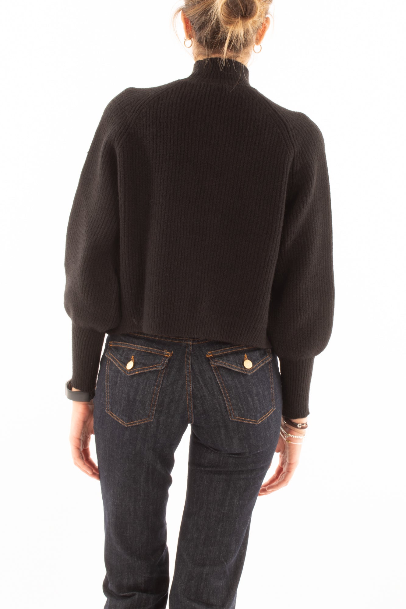 Maglione girocollo Susy mix - Nero