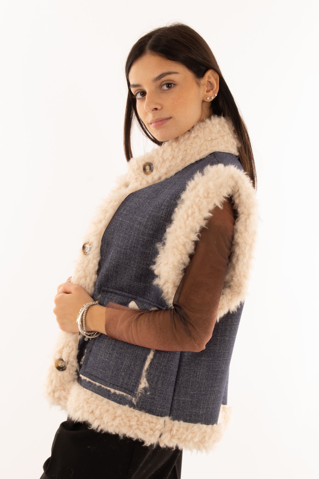 Gilet di jeans Susy mix - Jeans