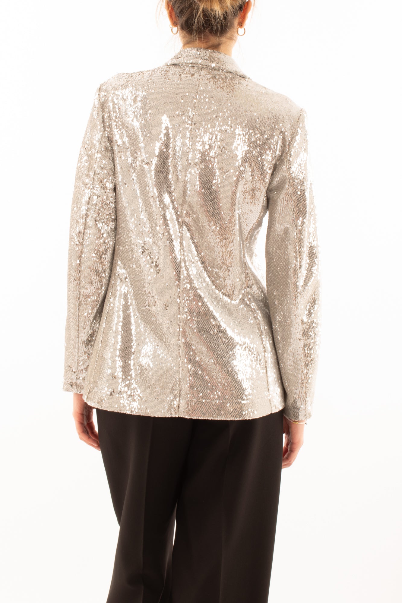 Giacca di paillettes Susy mix - Argento