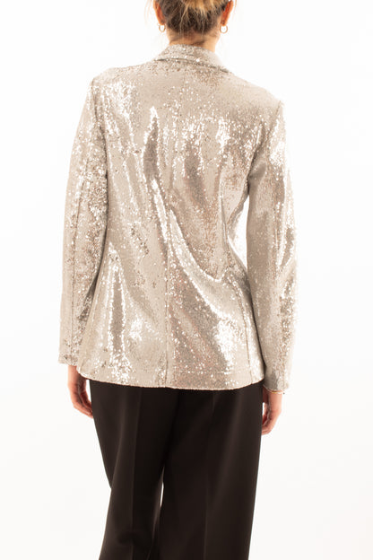 Giacca di paillettes Susy mix - Argento