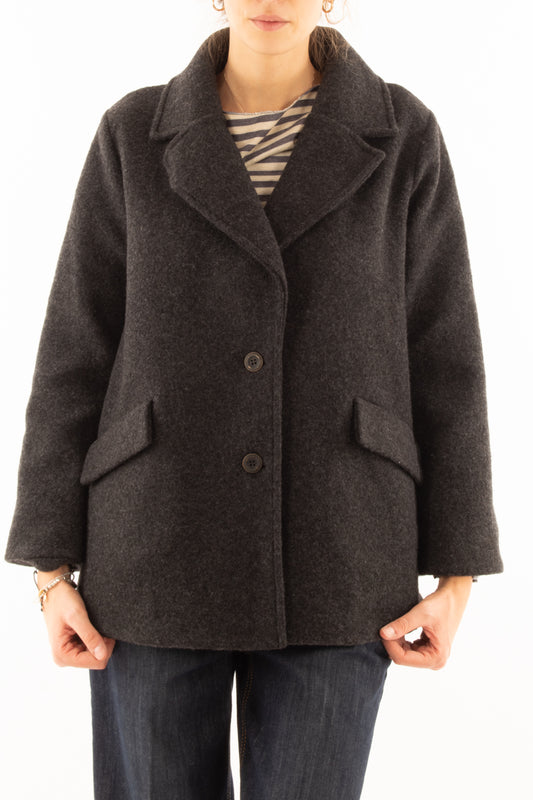 Giaccone over Susy mix - Grigio