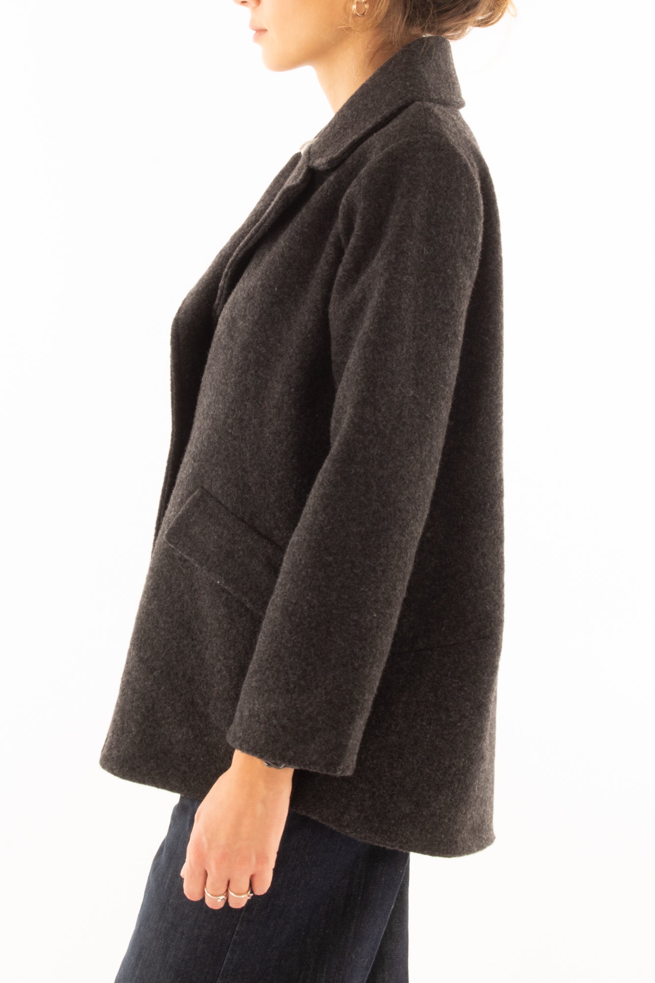 Giaccone over Susy mix - Grigio