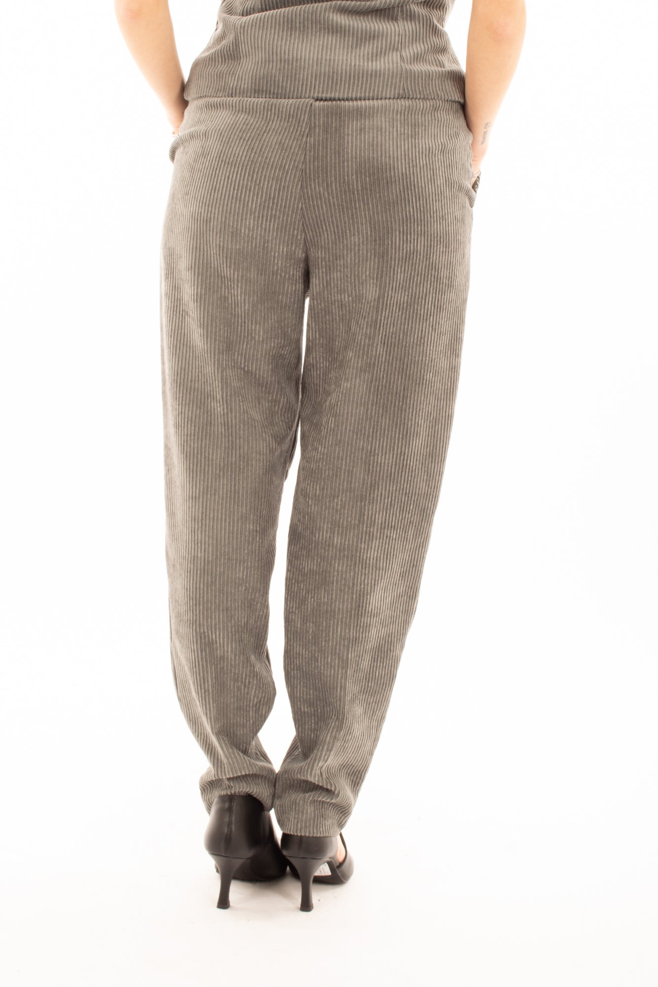 Pantalone velluto rocciatore Susy mix - Grigio