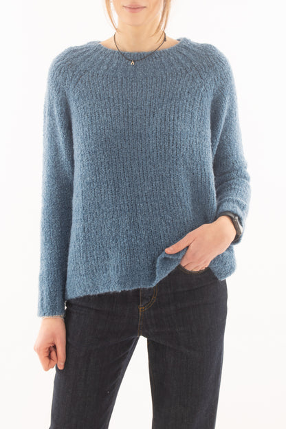 Maglione girocollo da donna - Carta da zucchero