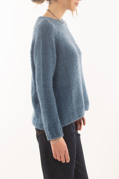 Maglione girocollo da donna - Carta da zucchero