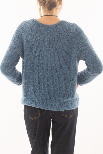 Maglione girocollo da donna - Carta da zucchero