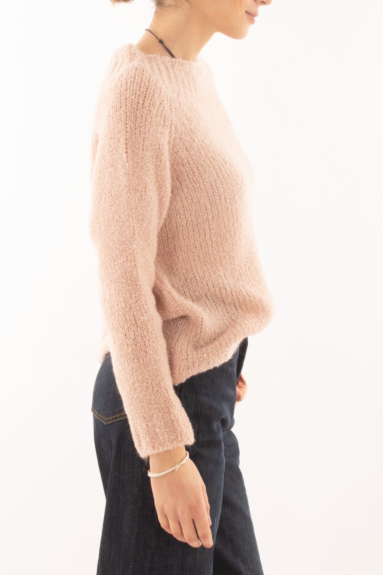 Maglione girocollo da donna Susy mix - Rosa