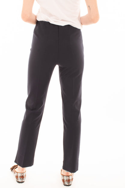 Pantalone elasticizzato Susy mix - Blu