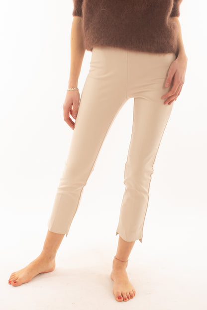 Pantalone elasticizzato Susy mix - Crema
