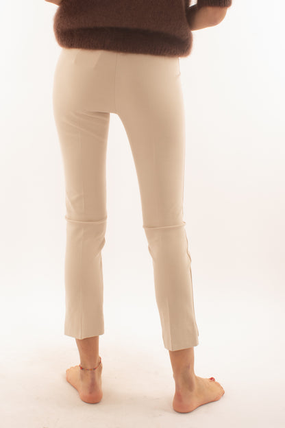 Pantalone elasticizzato Susy mix - Crema
