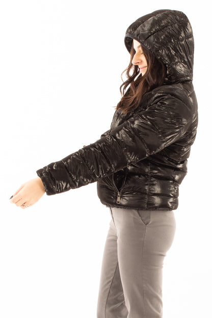 Piumino double Susy mix - Nero