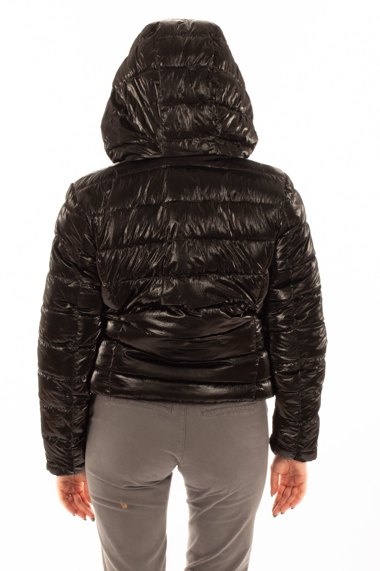 Piumino double Susy mix - Nero