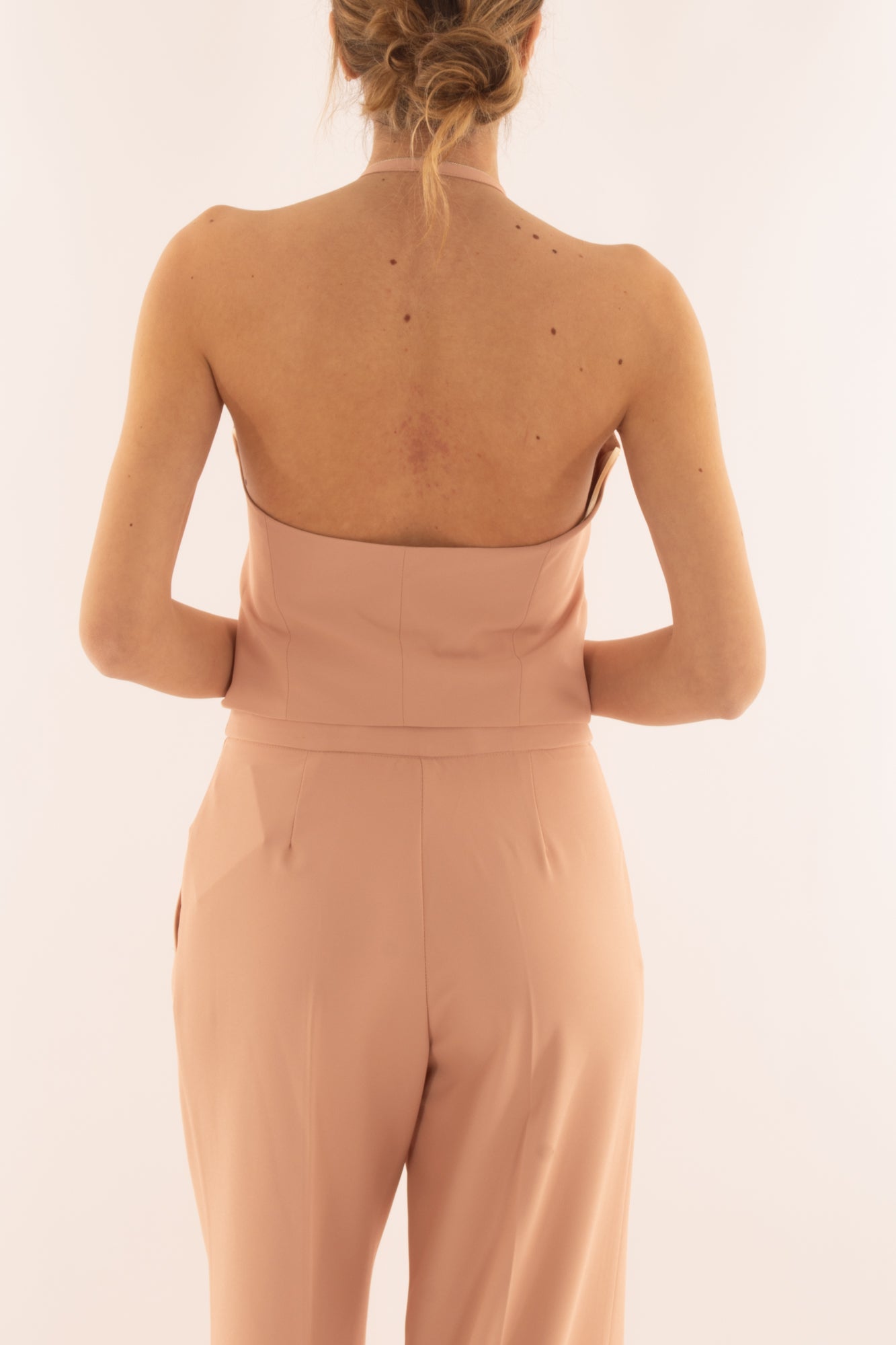 Gilet allacciato al collo da Donna Angela davis - Rosa