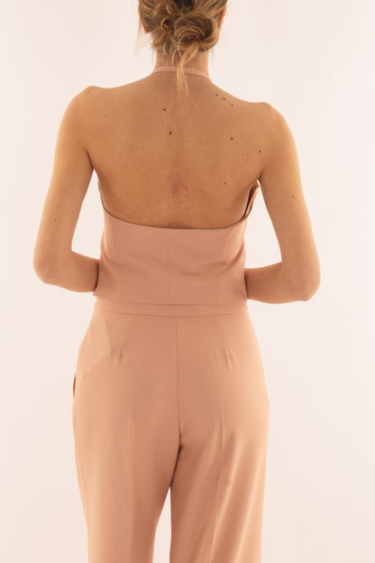 Gilet allacciato al collo da Donna Angela davis - Rosa