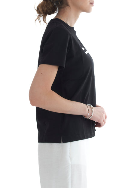 T-shirt con scritte da Donna Angela davis - Nero