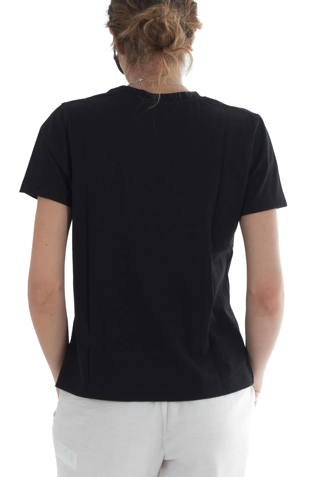 T-shirt con scritte da Donna Angela davis - Nero