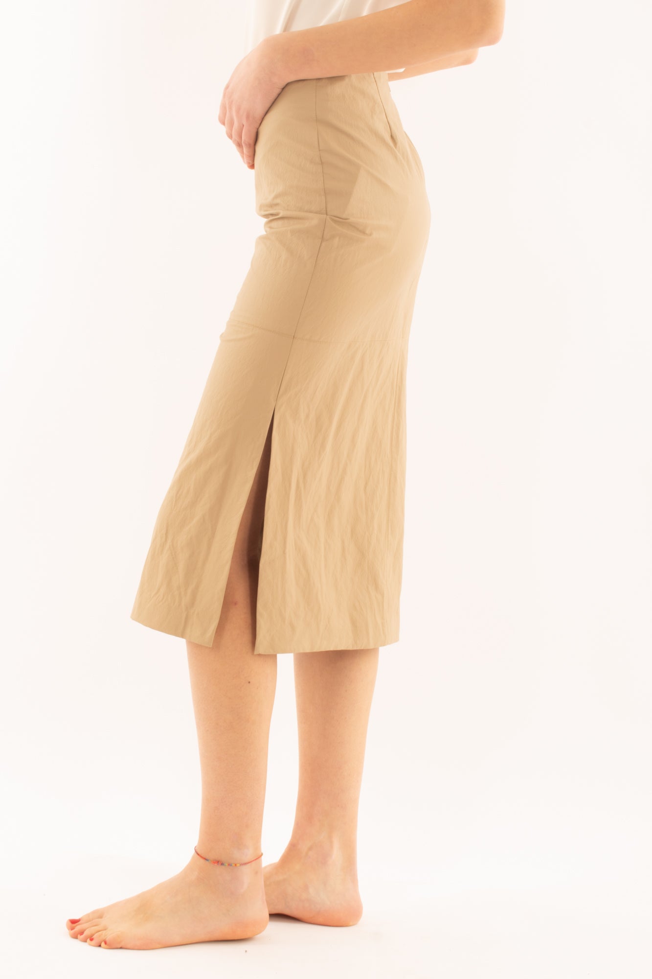 Gonna a tubino da Donna Angela davis - Beige