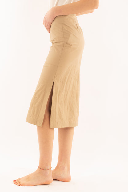 Gonna a tubino da Donna Angela davis - Beige