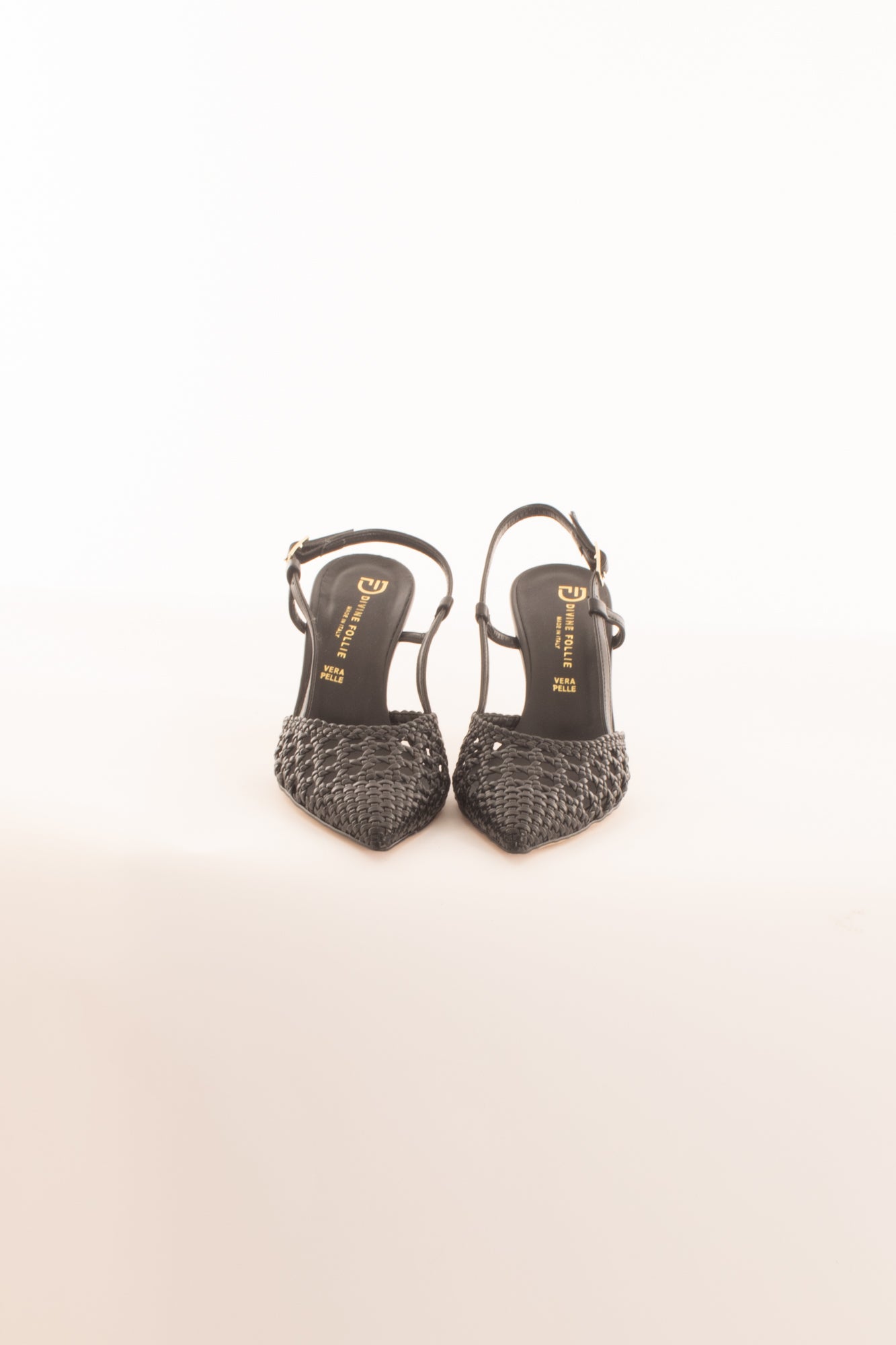 Scarpa sling back da Donna Divine follie - Nero