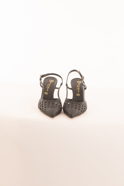 Scarpa sling back da Donna Divine follie - Nero