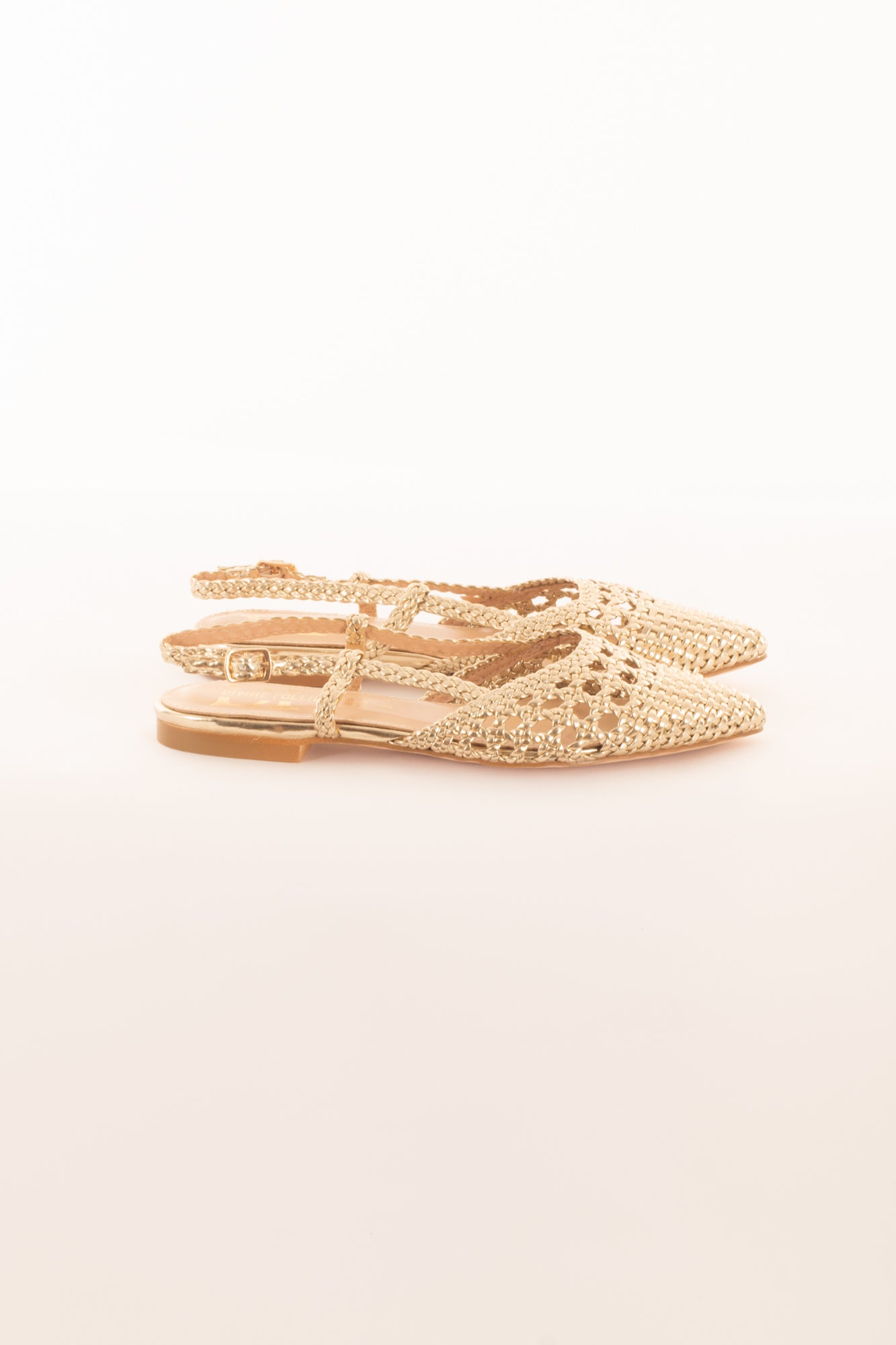 Sling back traforata da Donna Divine follie - Platino