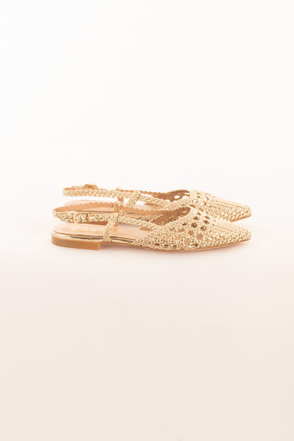 Sling back traforata da Donna Divine follie - Platino