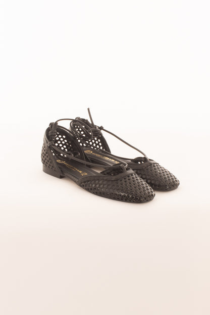 Ballerina in pelle da Donna Divine follie - Nero