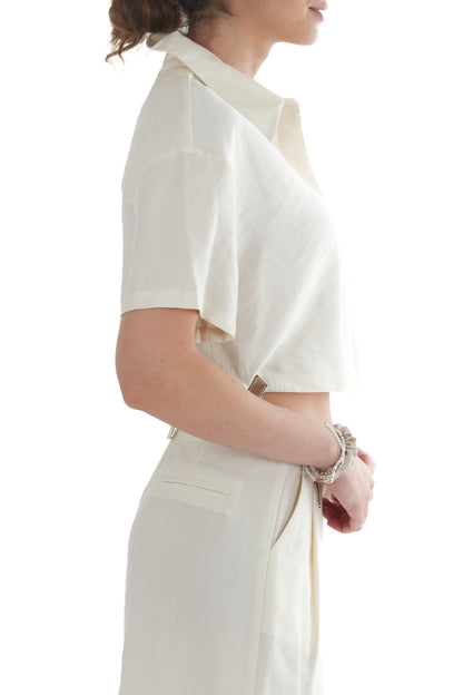 Completo blusa + short da Donna Dixie - Burro