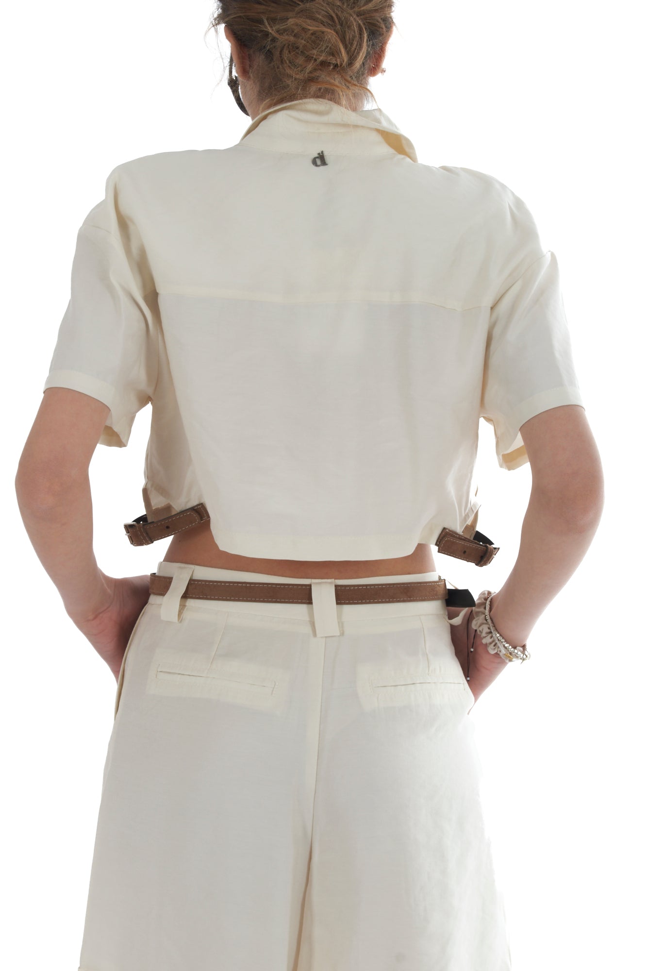 Completo blusa + short da Donna Dixie - Burro