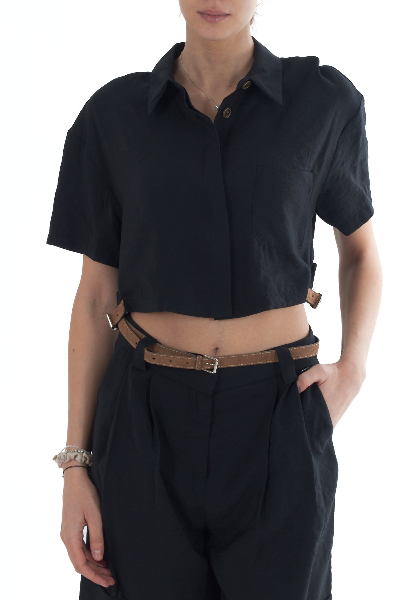 DIXIE Completo blusa + short da Donna Dixie - Nero Nero