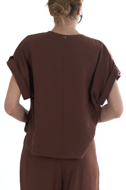 Completo maglia e pantalone palazzo da Donna Dixie