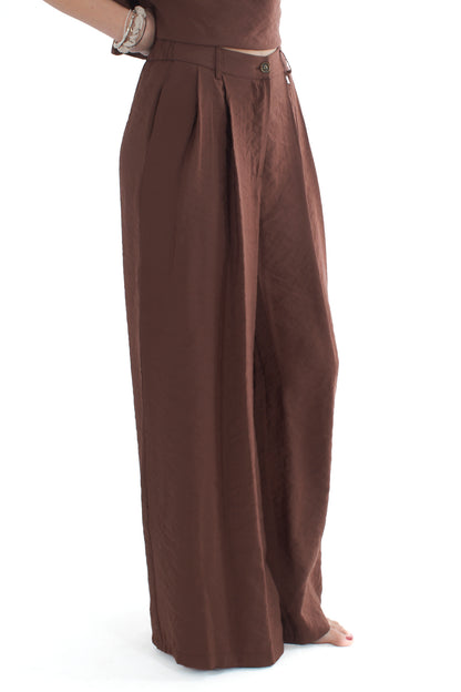 Completo maglia e pantalone palazzo da Donna Dixie