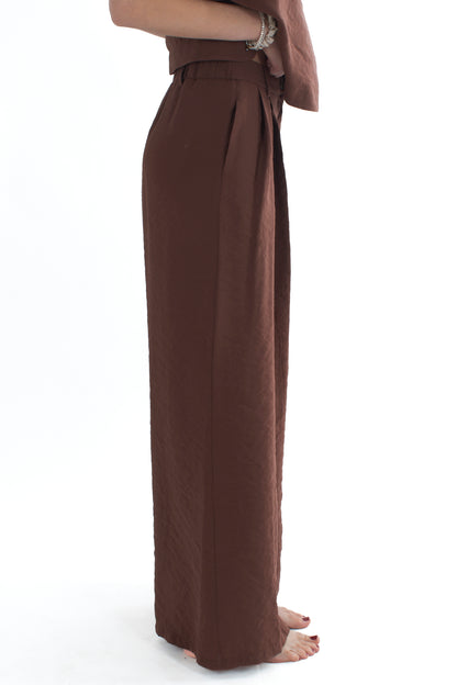 Completo maglia e pantalone palazzo da Donna Dixie