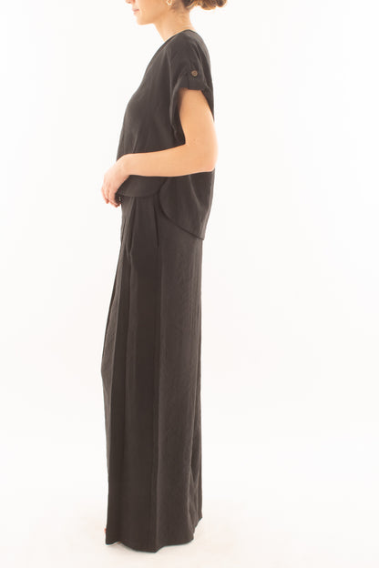 Completo maglia e pantalone palazzo da Donna Dixie