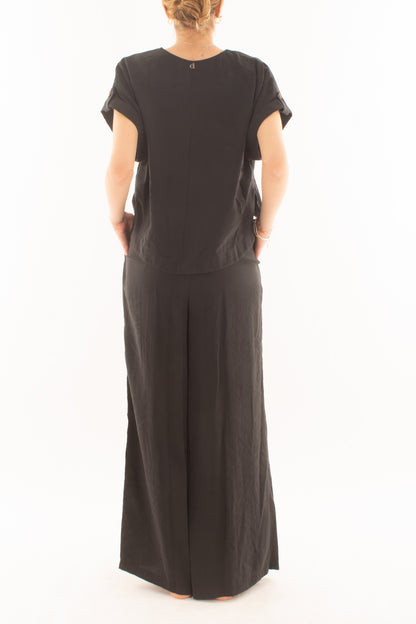 Completo maglia e pantalone palazzo da Donna Dixie