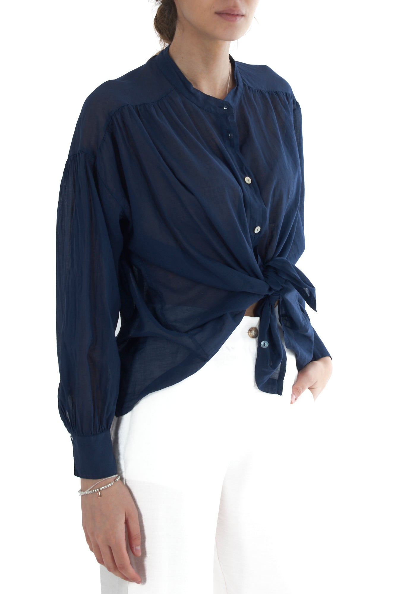 DIXIE Camicia in mussola da Donna Dixie - Marine Marine