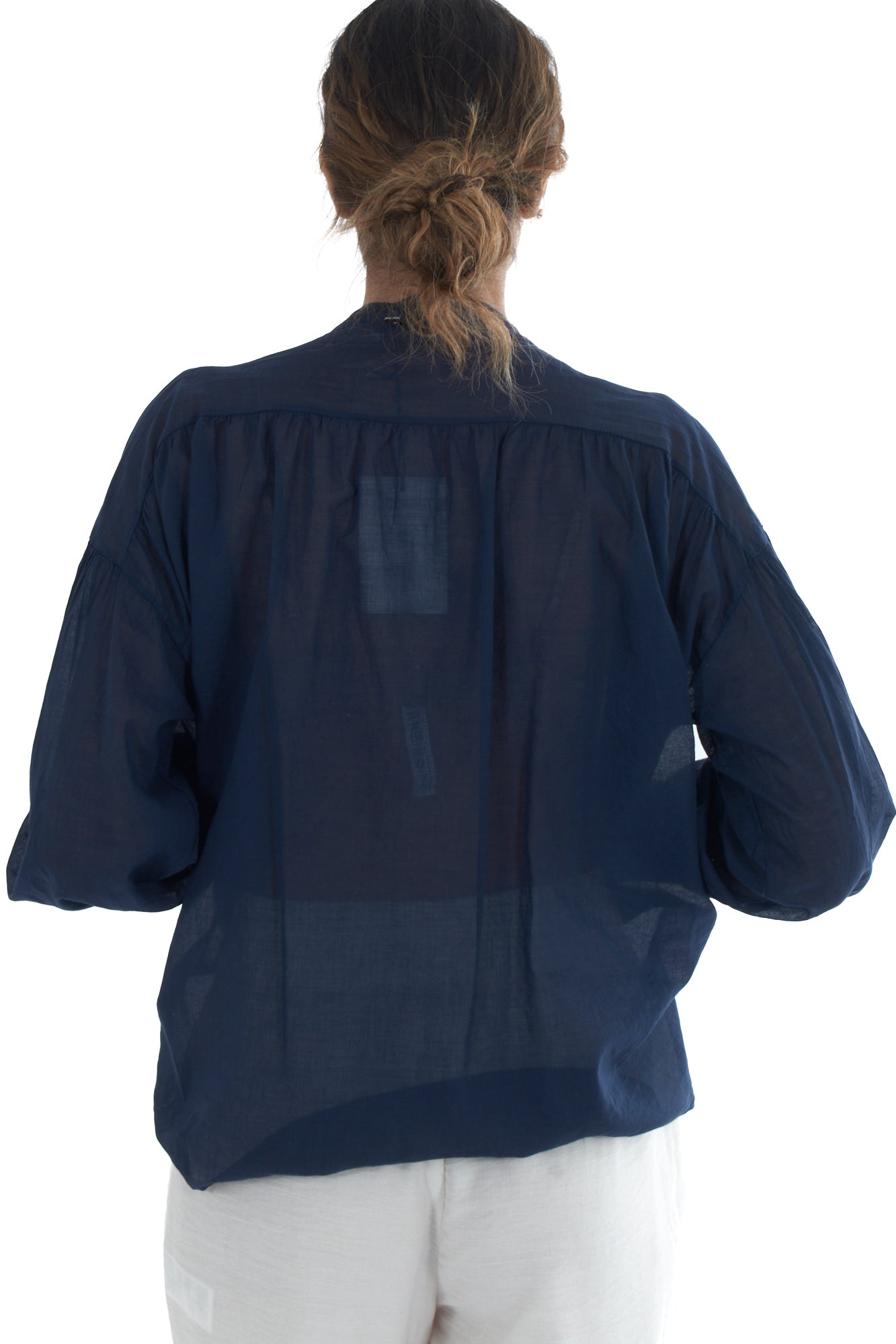 Camicia in mussola da Donna Dixie - Marine