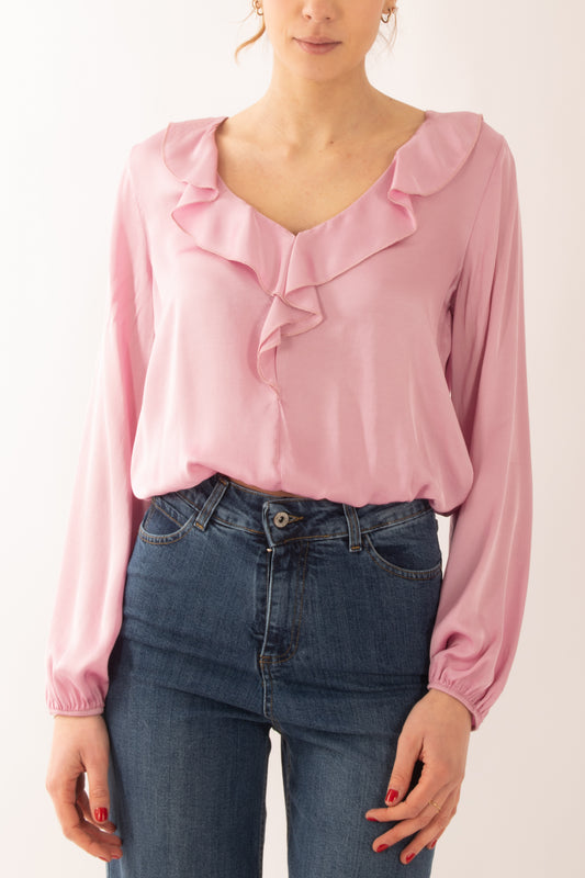 Blusa a v da Donna Dixie - Rosa