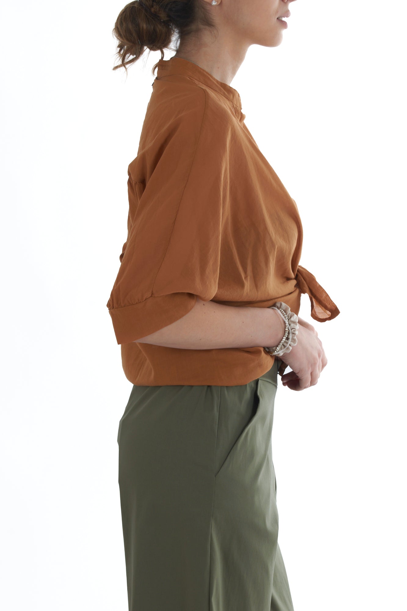 camicia coreana da Donna Dixie - Terra