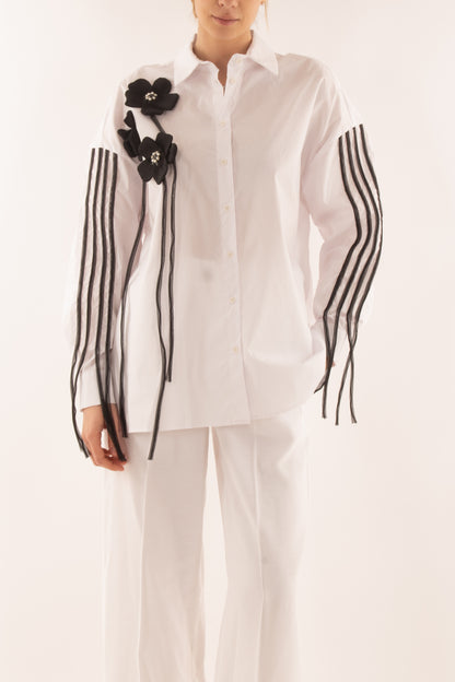 Camicia over da Donna Dixie - Bianco